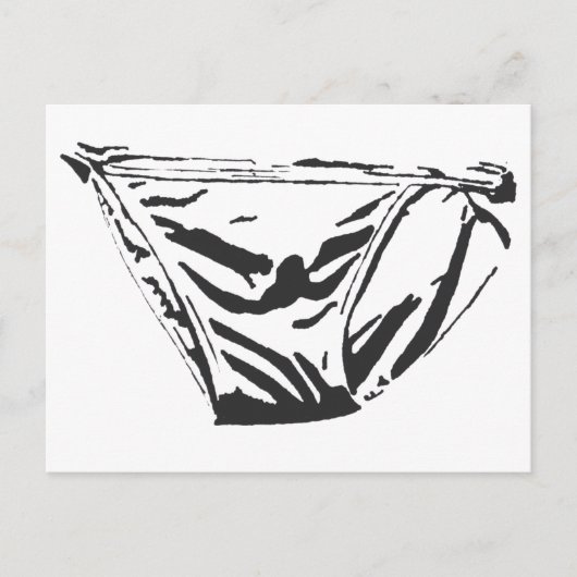 White Briefs Briefkaart (Voorkant)