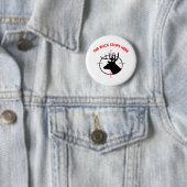 White Buck Stops here1 Ronde Button 5,7 Cm (In situ)