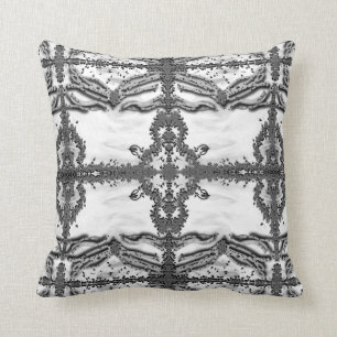 White Buddha Art Pillow door Deprise Kussen