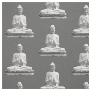 White Buddha Statue Stof