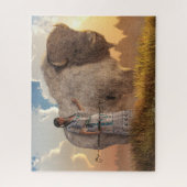 White Buffalo Calf Woman Legpuzzel (Verticaal)