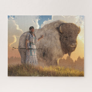 White Buffalo Calf Woman Legpuzzel