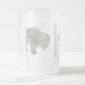 White Buffalo Drinkware Matglas Bierpul (Voorkant links)