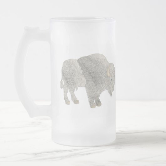 White Buffalo Drinkware Matglas Bierpul (Links)