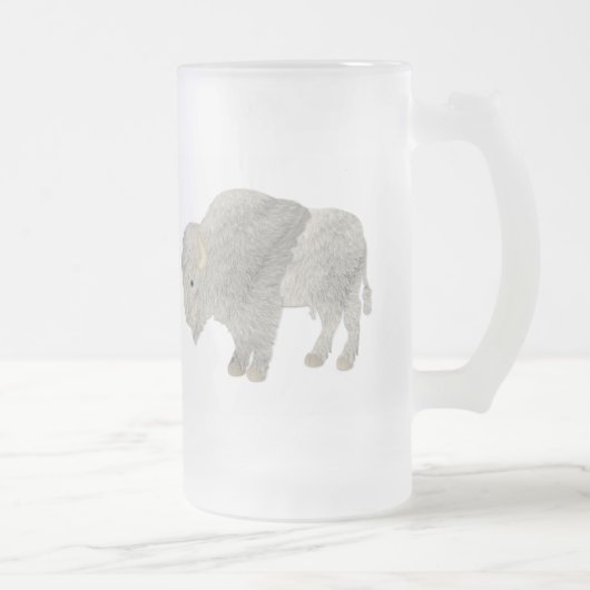 White Buffalo Drinkware Matglas Bierpul (Rechts)