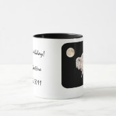 White Buffalo Full Moon Design Mok (Midden)