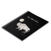 White Buffalo Full Moon Notitieboek (Linkerzijde)