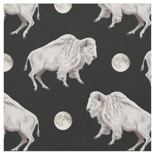 White Buffalo Full Moon Stof (Close Up)