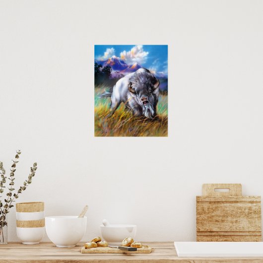 White Buffalo Poster (Keuken)