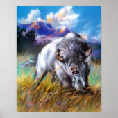 White Buffalo Poster (Voorkant)