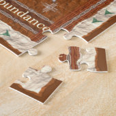 White Buffalo - Prayer & Abundance Jigzaag Puzzle Legpuzzel (Zijkant)