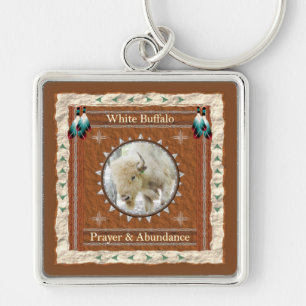 White Buffalo - Prayer & Abundance Sleutelhanger