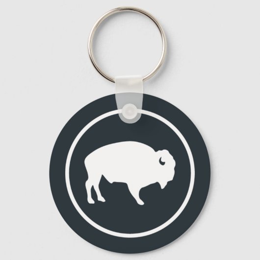 White Buffalo Sleutelhanger buitenshuis (Voorkant)