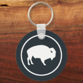 White Buffalo Sleutelhanger buitenshuis (Voorkant)
