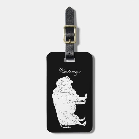 White Buffalo Thunder_Cove Bagagelabel (Voorkant verticaal)