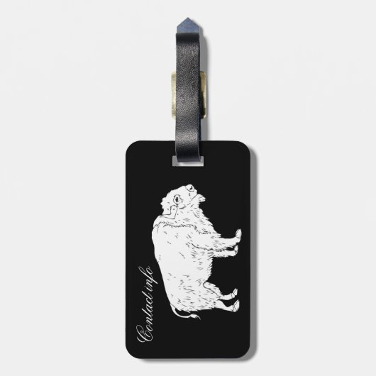 White Buffalo Thunder_Cove Bagagelabel (Achterkant verticaal)