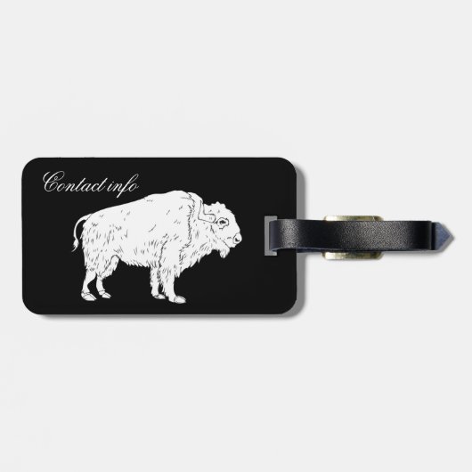 White Buffalo Thunder_Cove Bagagelabel (Achterkant horizontaal)