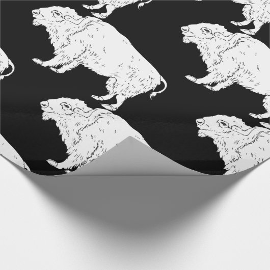 White Buffalo Thunder_Cove Cadeaupapier (Hoek)