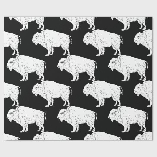 White Buffalo Thunder_Cove Cadeaupapier (Vlak)