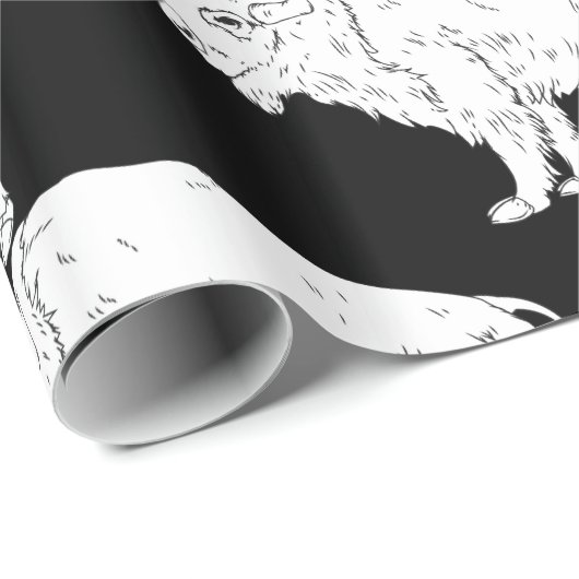 White Buffalo Thunder_Cove Cadeaupapier (Rol Hoek)