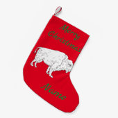 White Buffalo Thunder_Cove Kleine Kerstsok (Voorkant (Hangend))