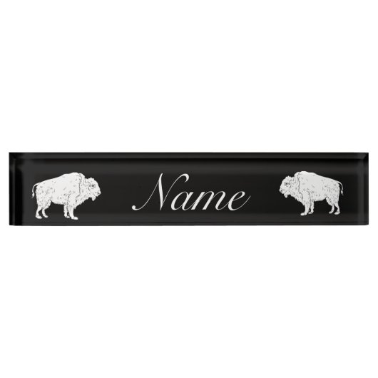 White Buffalo Thunder_Cove Naambordje (Voorkant)