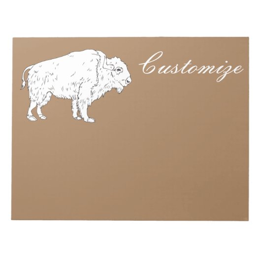 White Buffalo Thunder_Cove Notitieblok (Voorkant)