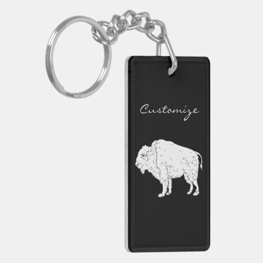 White Buffalo Thunder_Cove Sleutelhanger (Voorkant Links)