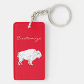 White Buffalo Thunder_Cove Sleutelhanger (achterkant)