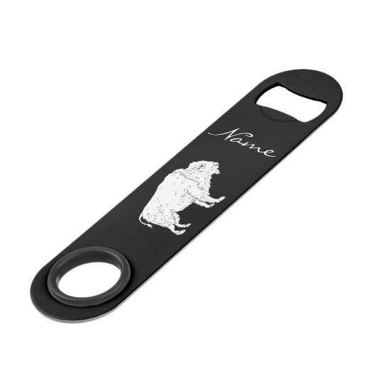 White Buffalo Thunder_Cove Speed Flessenopener (Voorkant Gekanteld)