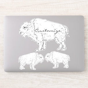White Buffalo Thunder_Cove Sticker