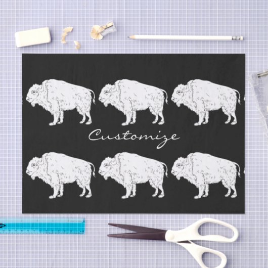 White Buffalo Thunder_Cove Tissuepapier (Craft)