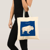 White Buffalo Thunder_Cove Tote Bag (Voorkant (product))