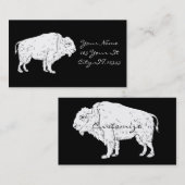 White Buffalo Thunder_Cove Visitekaartje (Voorkant / Achterkant)