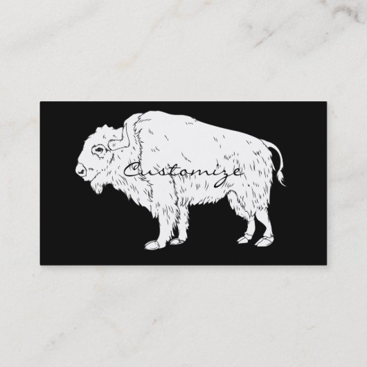 White Buffalo Thunder_Cove Visitekaartje (Achterkant)