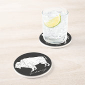 White Buffalo Thunder_Cove Zandsteen Onderzetter (Zijkant)