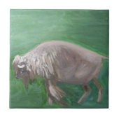 White Buffalo Tile Tegeltje (Voorkant)