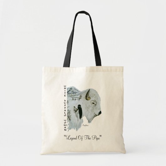 White Buffalo Woman Bag Tote Bag (Voorkant)
