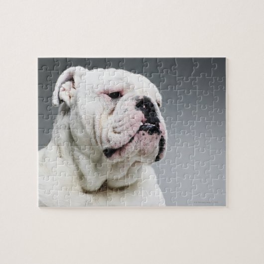 White Bull Dog Legpuzzel (Horizontaal)