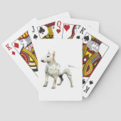 White Bull Terrier Dog-speelkaarten Pokerkaarten (Achterkant)