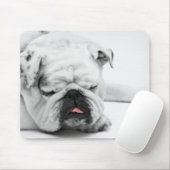 White Bulldog Love Muismat (Met muis)