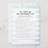 White Bunny Blue die mama het beste schoenenspel k Kaart (Voorkant)