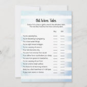 White Bunny Blue Old Wives Tales Game Kaart (Voorkant)