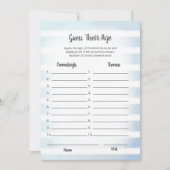 White Bunny Blue raadt hun Kaart van het dijgspel (Voorkant)