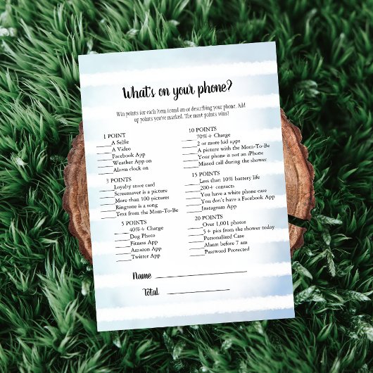 White Bunny Blue wat er op je telefoonspel staat Kaart