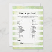 White Bunny Green wat er in je paarse spel zit Kaart (Voorkant)