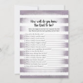 White Bunny Paars die papa het beste schoenenspel Kaart (Voorkant)