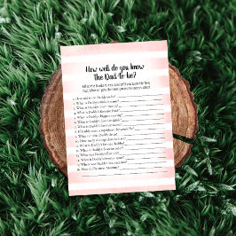 White Bunny Pink die papa het beste schoenenspel k Kaart