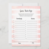 White Bunny Pink raadt hun Kaart van het dijgspel (Voorkant)