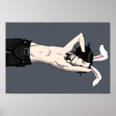White Bunny Poster (Voorkant)